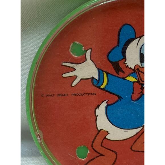 Donald Duck Huey Dewey Louie Dexterity Metal Ball Lithographed Pocket Game VTG - - Picture 6 of 8